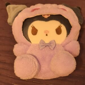 Sanrio Purple and Gray Stuffed Animal
